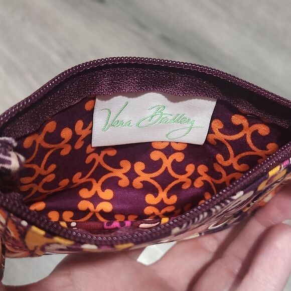 Vera Bradley Safari Sunset Quilted Mini Keychain Wallet - Picture 4 of 4